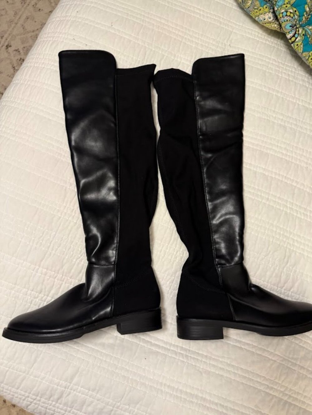 Dream Pairs NEW Size 10 Wide Calf Knee High Tall Black Riding Boots